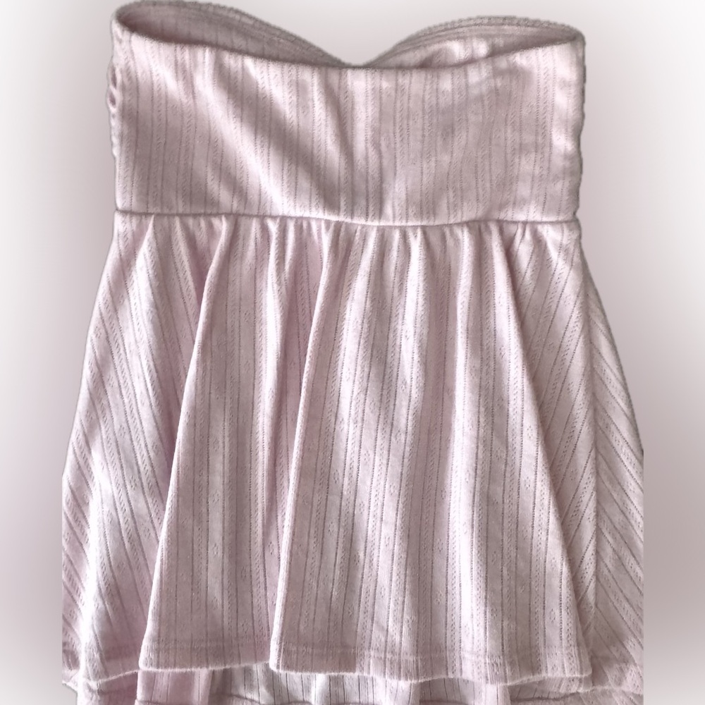 Pink Strapless shirt